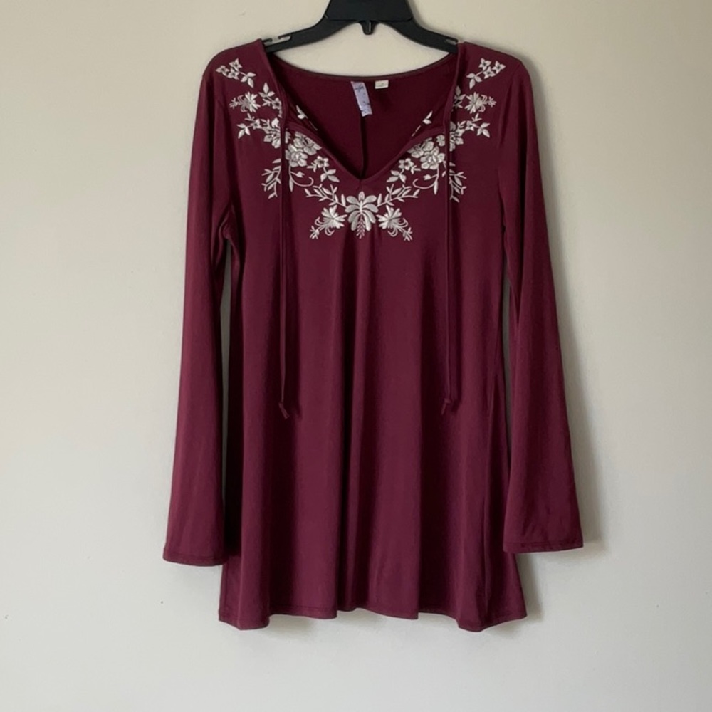 Alya Brand- Francesca’s store, Size: Small, Color: Burgundy